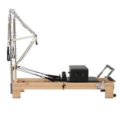 Afton Pilates Veritas Spliced Maple Reformer With Tower (Model:106)