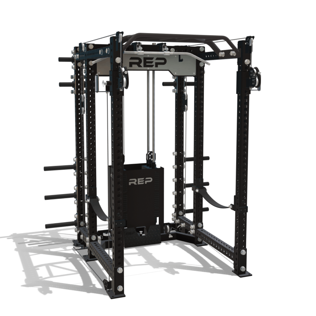 REP PR-5000 6-Post Rack + Ares 2.0 Functional Trainer Bundle (80