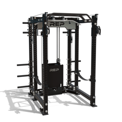 REP Fitness PR-5000 6-Post Rack + Ares 2.0 Functional Trainer Bundle (80" x 30") | All-In-One Power & Cable System