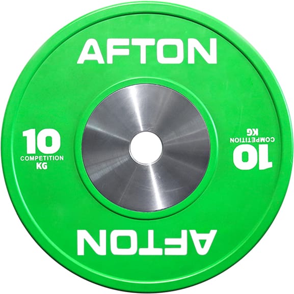 AFTON Competition Bumper Plates – IWF Standard, Elite Performance
