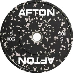 AFTON Fleck Rubber Bumper Plates – Color-Speckled, High-Durability Olympic Plates