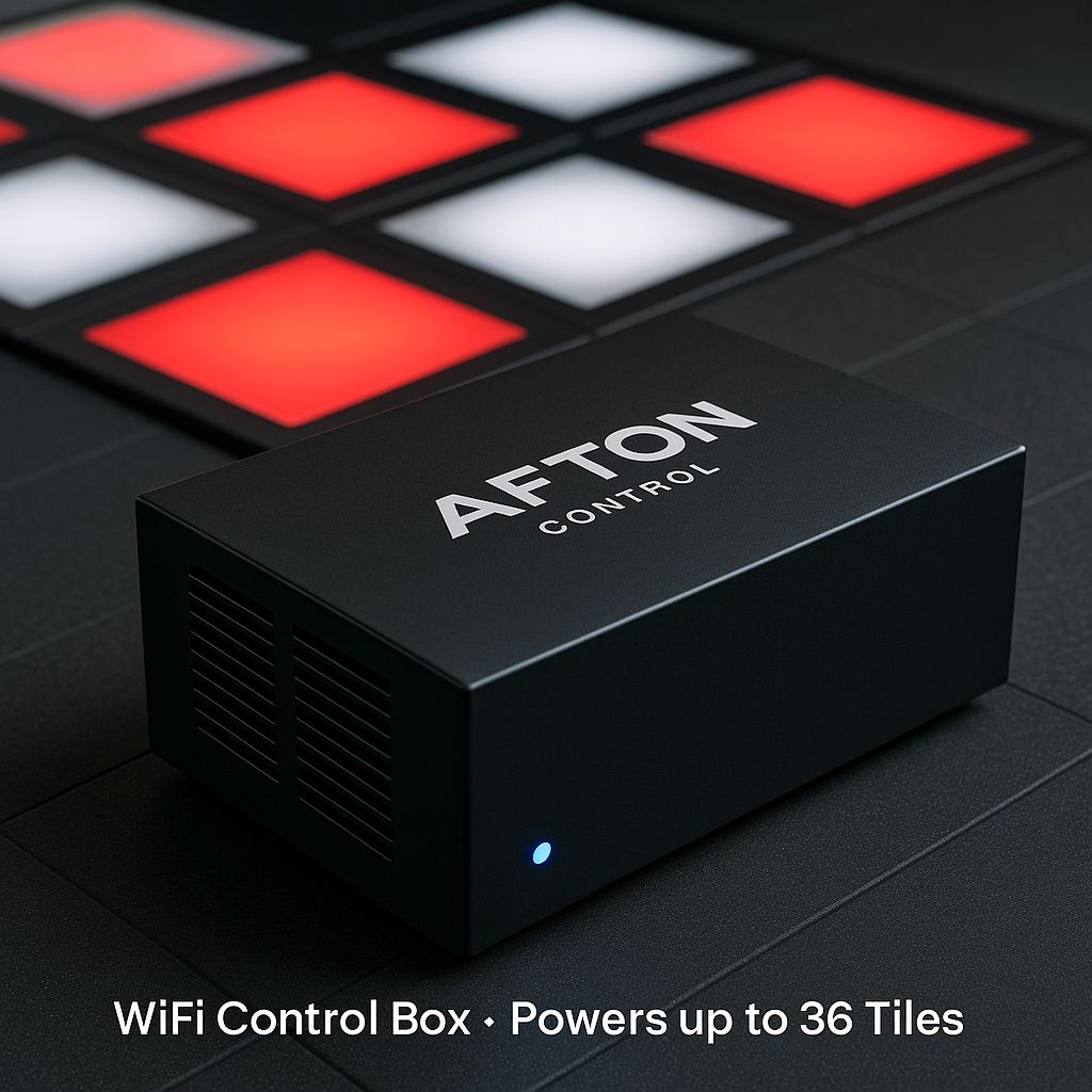WiFi Control Box for Afton Interactive Tiles – Expand to 36 Tile Systems
