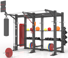 FF-W2R — Impulse FF Twin-Bay Wall Rig with Back Racks