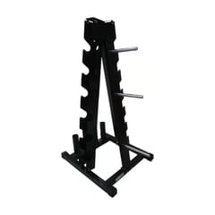 Afton Hex Dumbbell Tree Rack with Plate Pegs