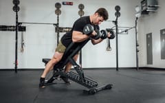 REP BlackWing Adjustable Bench – Metallic Black